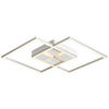 LED-DECKENLEUCHTE 27 W    42/42/4,5 cm  - Weiss, Basics, Kunststoff/Metall (42/42/4,5cm) - Boxxx