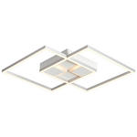 LED-DECKENLEUCHTE 42/42/4,5 cm   - Weiß, Basics, Kunststoff/Metall (42/42/4,5cm) - Boxxx
