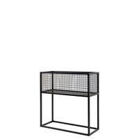 BLUMENSTÄNDER in Metall  - Schwarz, Basics, Metall (60/23/60cm)