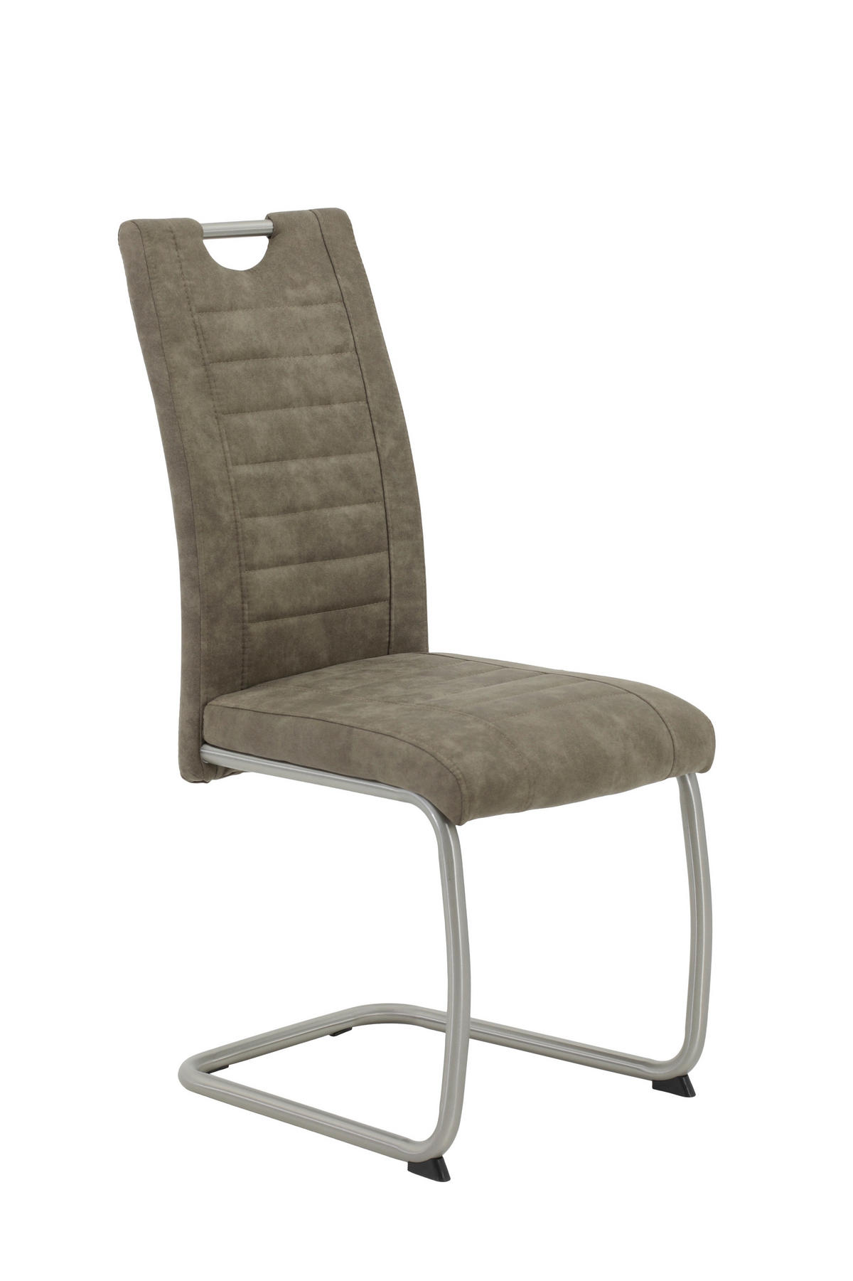 TISCHGRUPPE in Metall, Textil, Holzwerkstoff Schlammfarben, Eichefarben  - Schlammfarben/Eichefarben, MODERN, Holzwerkstoff/Textil (140-220/76/90cm) - MID.YOU