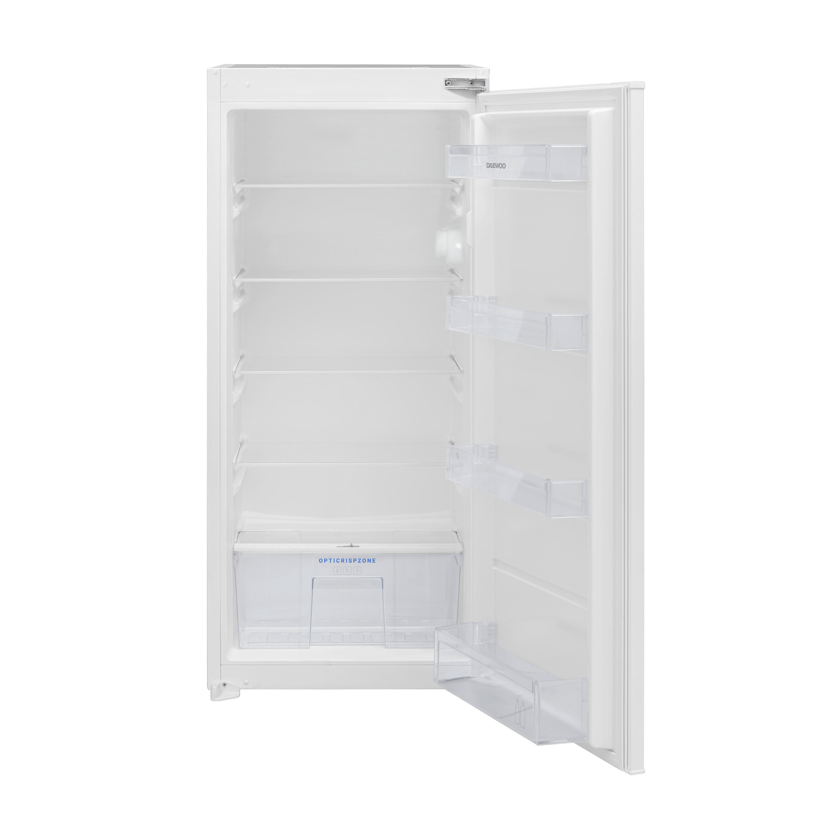 Thumbnail - Daewoo Kühlschrank, Weiß, Metall, 1 Schublade(n) Schubladen, E, 54x122.5x54.5 cm, LED-Innenbeleuchtung, Innenraumbeleuch...