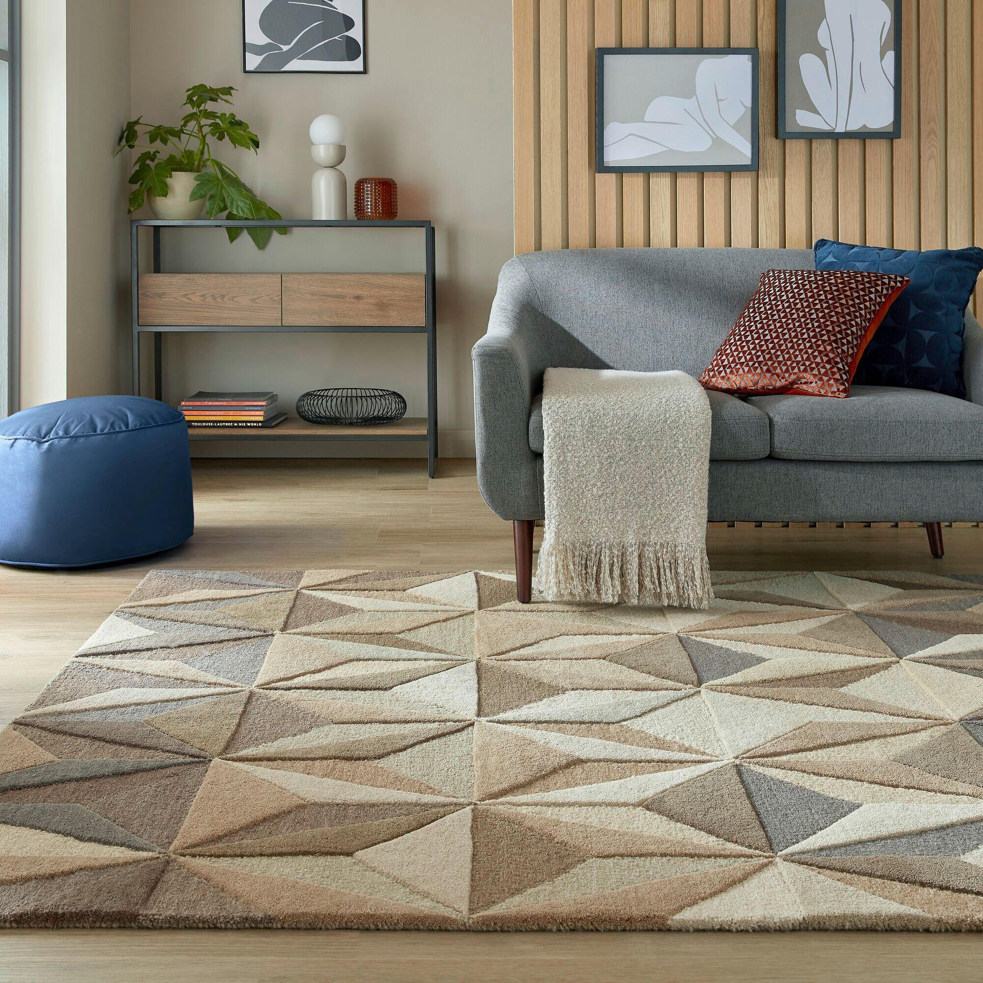 WOLLTEPPICH 160/230 cm REVERIE Naturfarben  - Naturfarben, KONVENTIONELL, Textil (160/230cm)