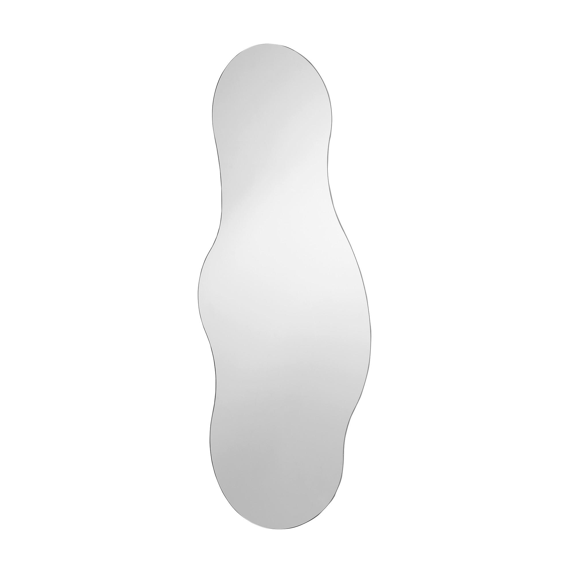WANDSPIEGEL 50/110/0,5 cm    in organisch  - Klar, Design, Glas/Holzwerkstoff (50/110/0,5cm) - Livetastic