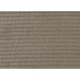 SCHLAFSOFA Cord Taupe  inkl. Bettkasten, Schlaffunktion, Armteilverstellung  - Taupe/Schwarz, Design, Textil/Metall (200/85/90cm) - Novel