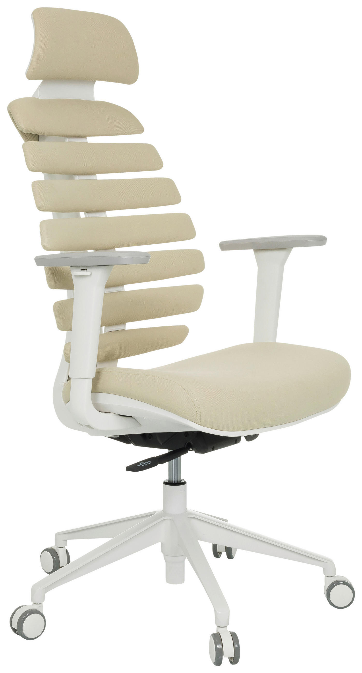 MID.YOU OTOČNÁ ŽIDLE, plochá tkanina, béžová