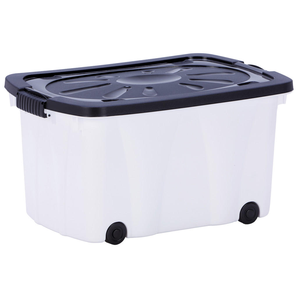 Aufbewahrungsbox Klipper Mit Deckel Kunststoff 58x37x31 cm