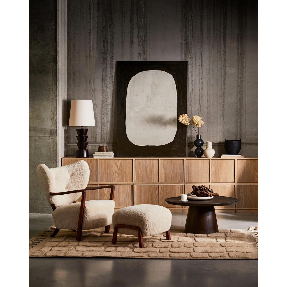 UNTERSCHRANK 40/44/40 cm   - Eichefarben/Naturfarben, Design, Holz (40/44/40cm) - Livetastic