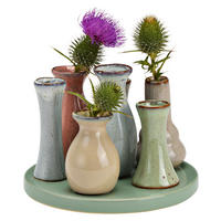 VASE  - Multicolor, Basics, Keramik (14,0/10,0/14,0cm)