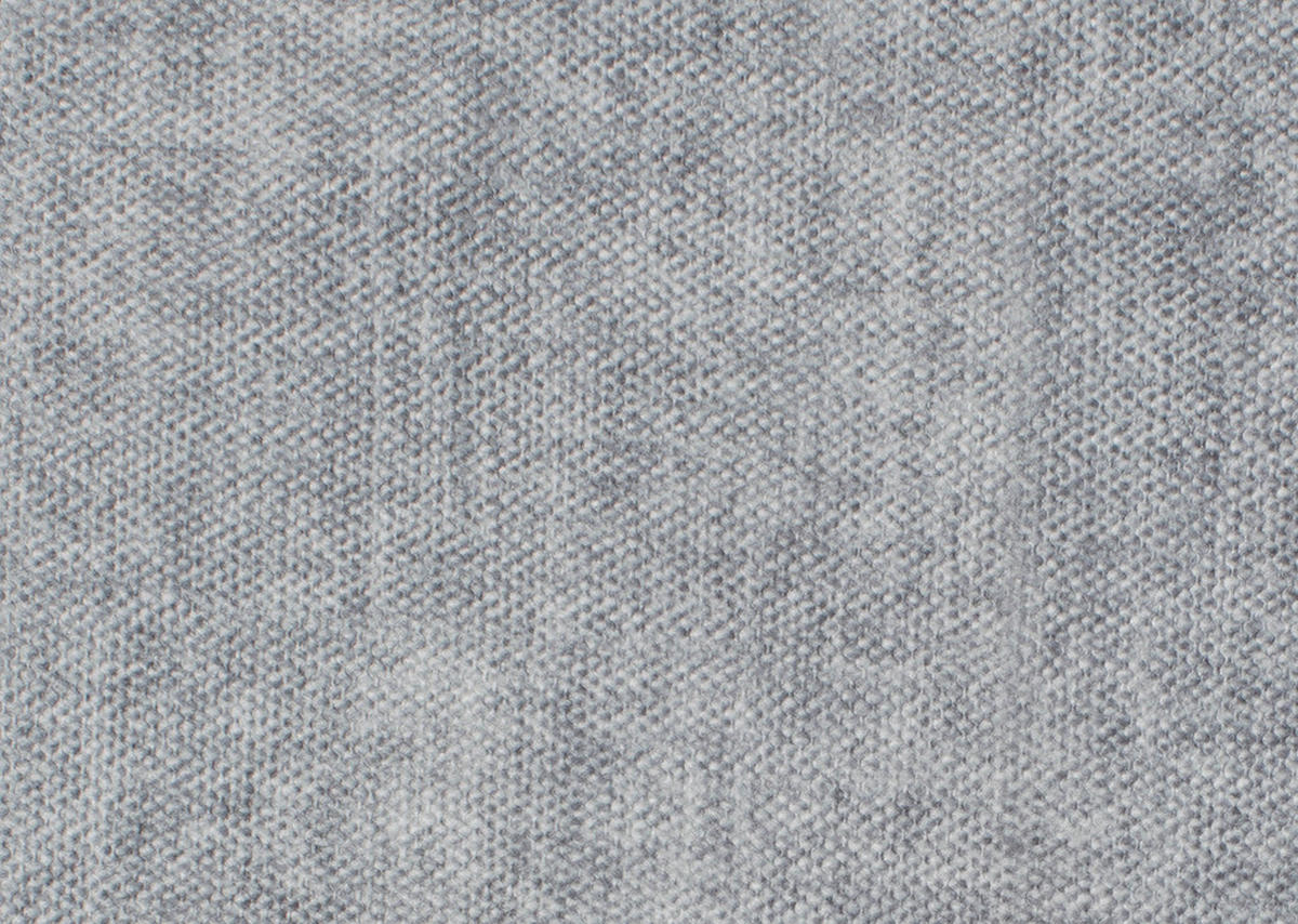 2,5-SITZER in Velours Hellgrau  - Hellgrau/Schwarz, Design, Kunststoff/Textil (240/70/125cm) - Xora