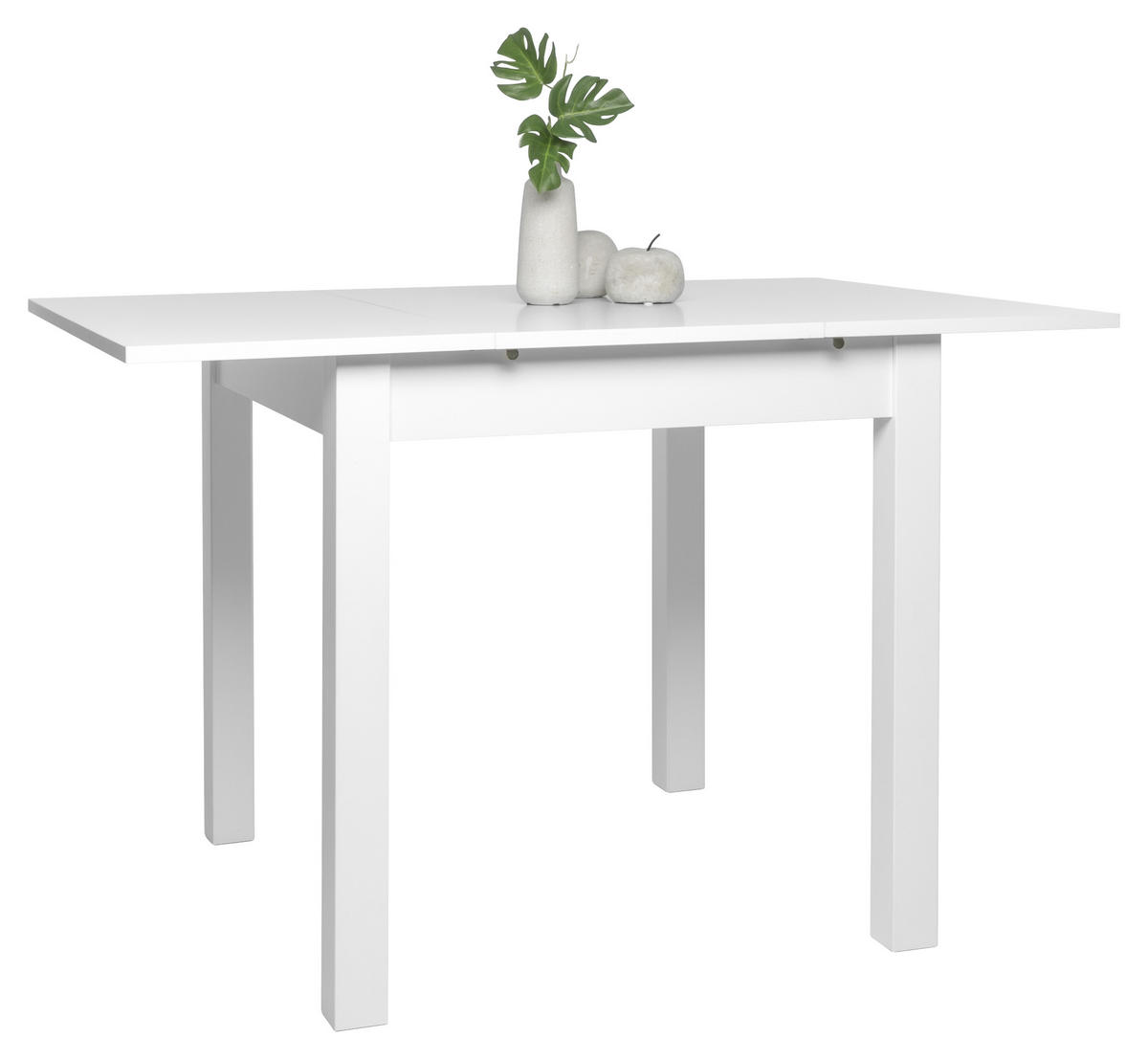 ESSTISCH in Holzwerkstoff 80/80/76,5 cm  - Weiß, Design, Holzwerkstoff (80/80/76,5cm) - MID.YOU