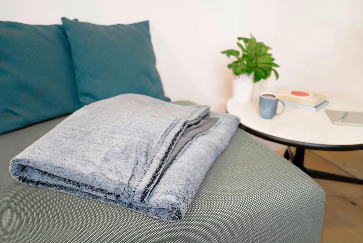 HEIZDECKE Green Planet 180/130 cm  - Grau, Kunststoff (180/130cm)