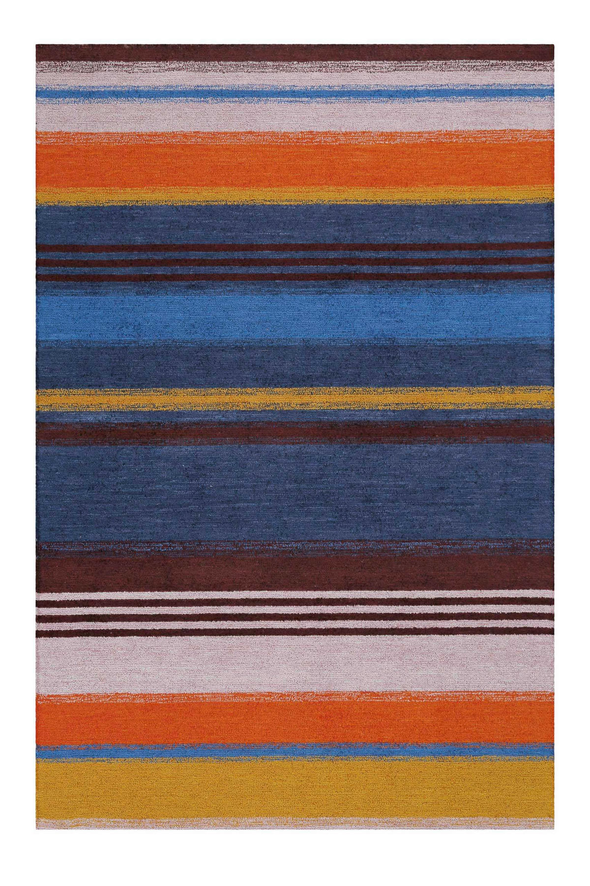 FLACHWEBETEPPICH 110/170 cm Petrol Multicolor  - Multicolor, Trend, Textil (110/170cm) - Esprit