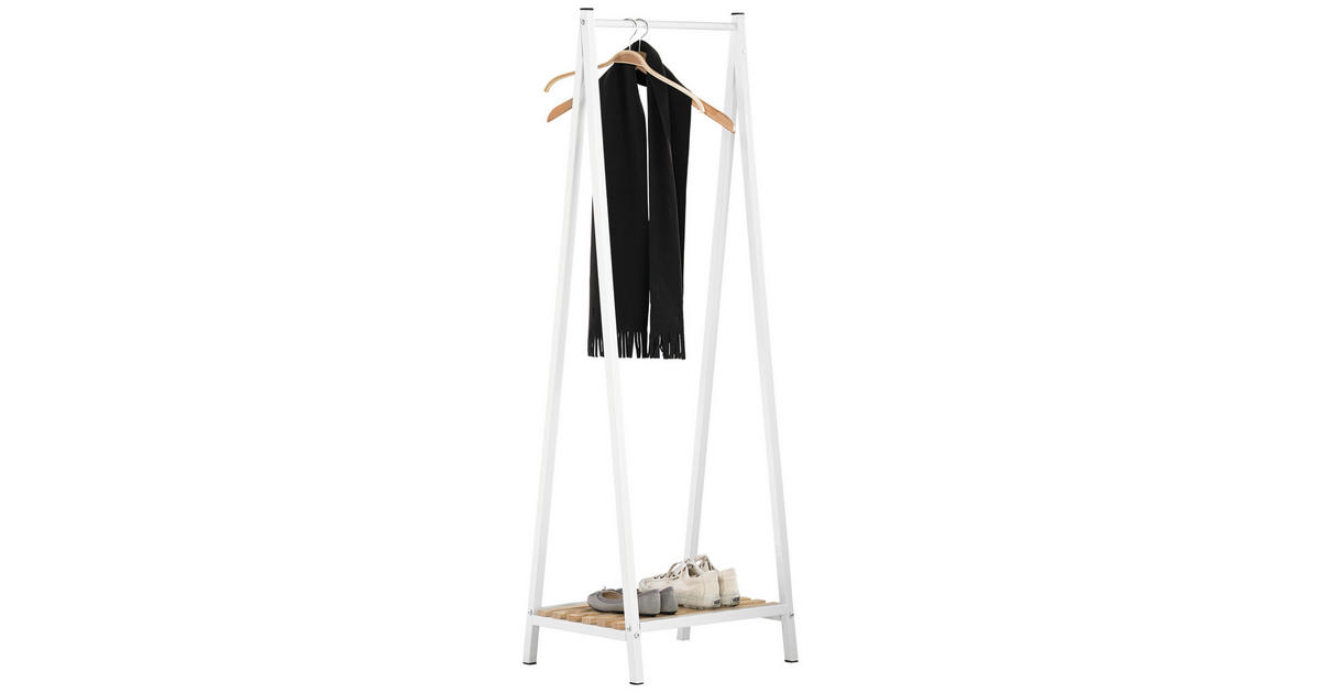 Kleiderständer WEISS Garderobenständer ModernHome Jackenständer Metall 168cm/... 