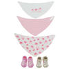 BABYBEKLEIDUNGSSET 5-teilig  - Hellbraun/Pink, Basics, Textil (uninull) - My Baby Lou