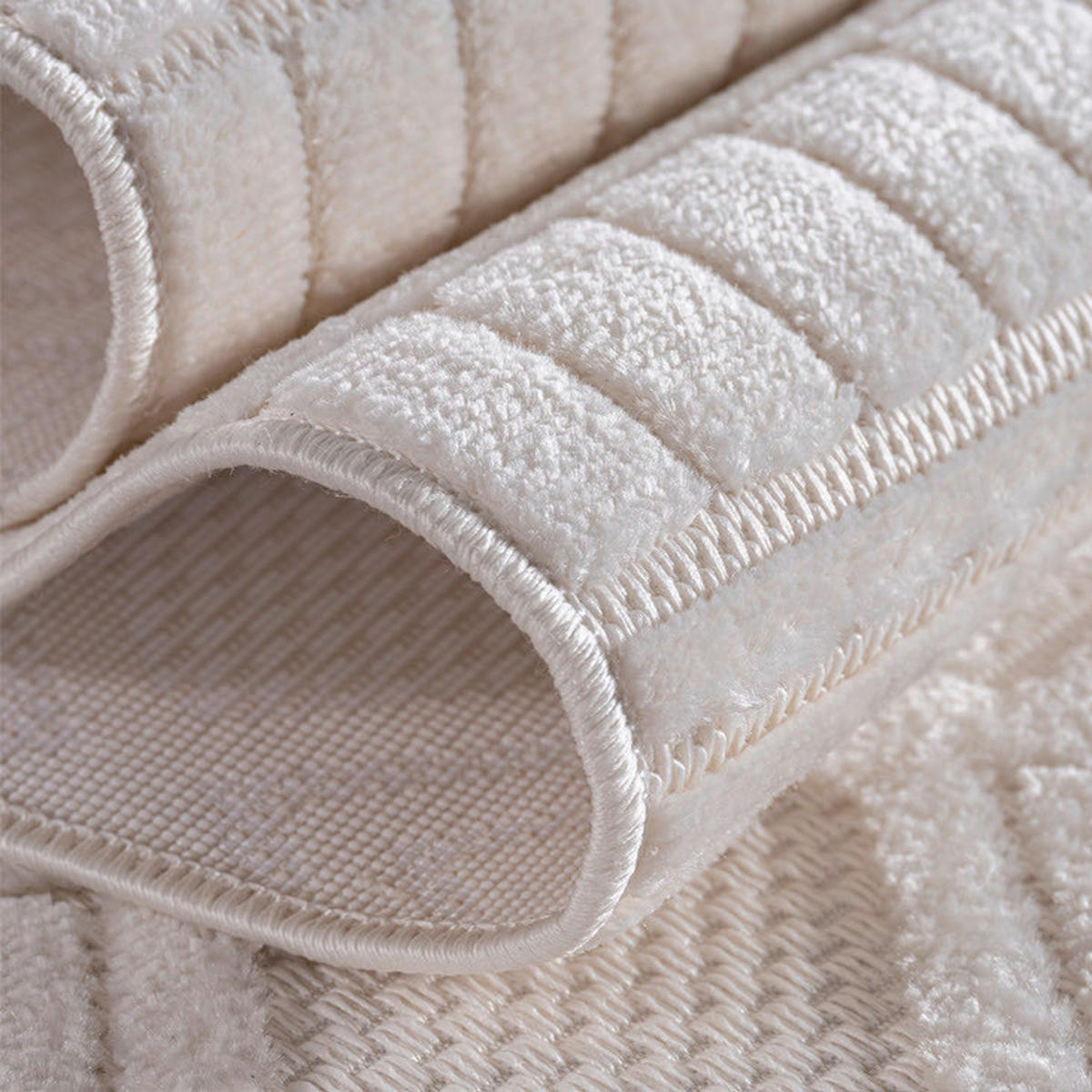 FLACHWEBETEPPICH 120/170 cm Doha Creme  - Creme, Basics, Textil (120/170cm)