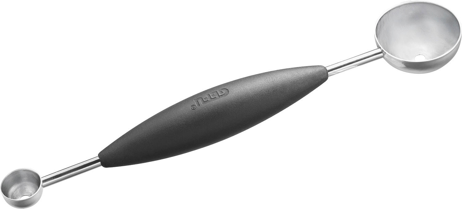 OBSTSCHNEIDER - Silberfarben/Schwarz, Basics, Kunststoff/Metall (18,3/3,2/1,6cm) - Gefu