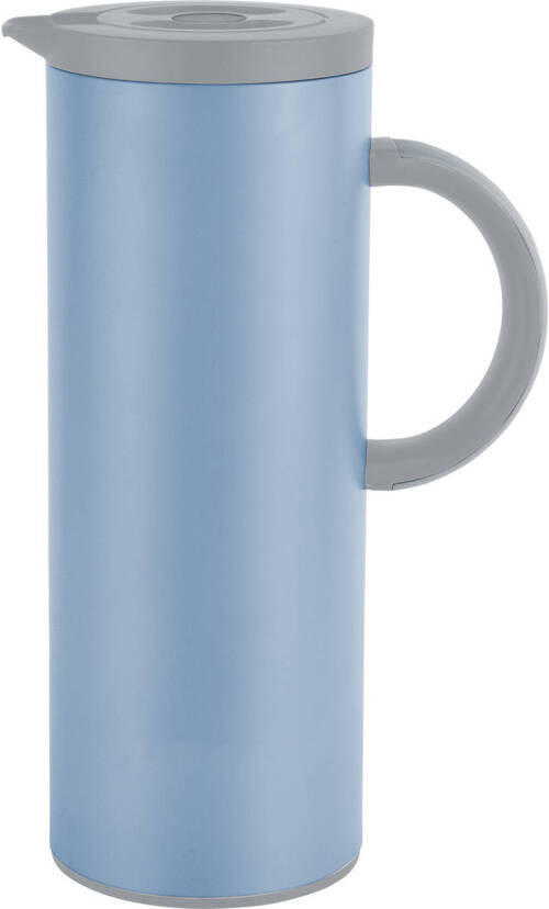 ISOLIERKANNE 1 L  - Blau/Hellgrau, Trend, Glas/Kunststoff (11,1/30cm) - Homeware Profession.