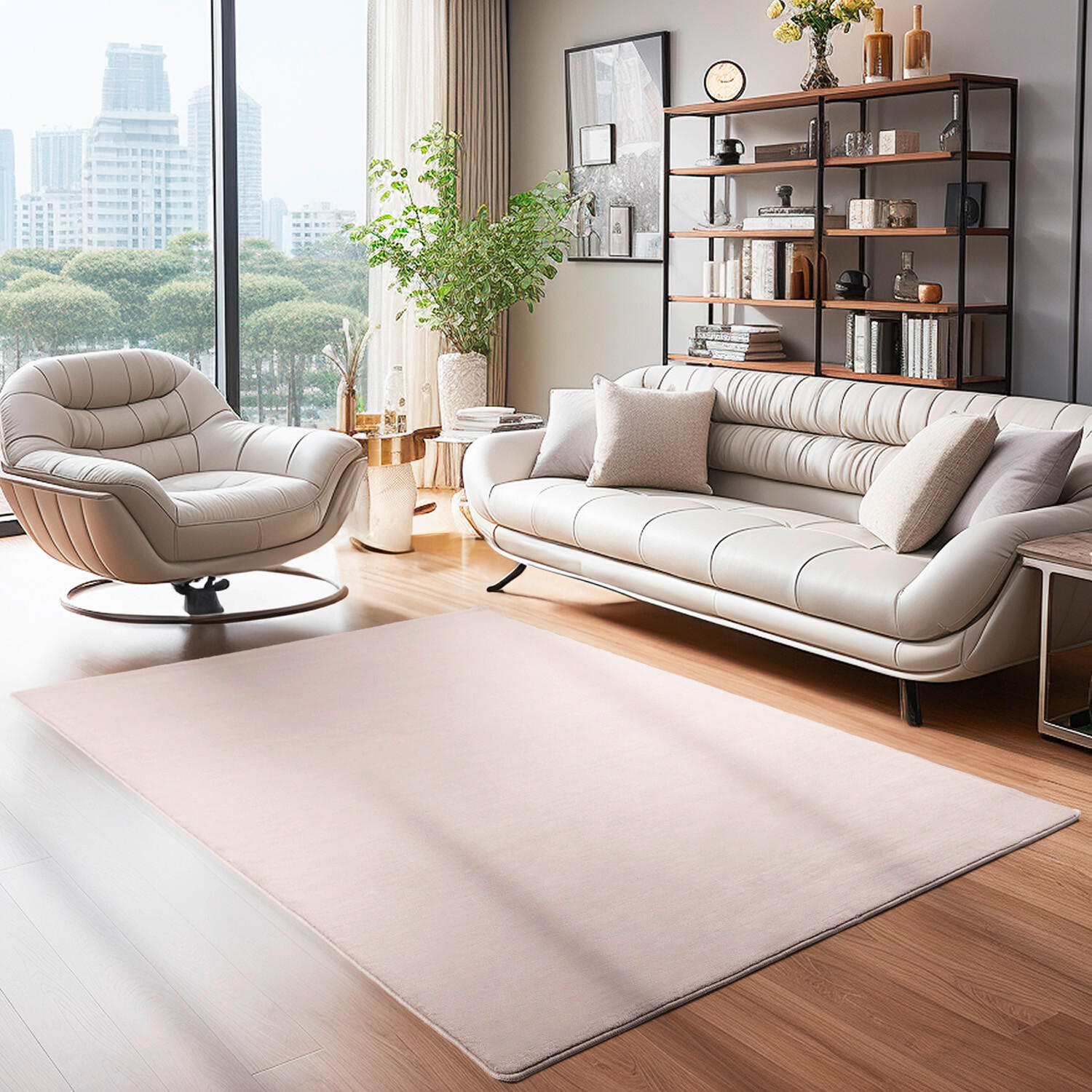 FLACHWEBETEPPICH 140/200 cm Sky Beige  - Beige, Basics, Textil (140/200cm) - Novel
