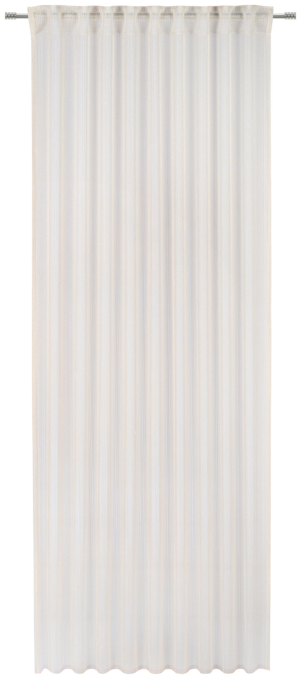 KOMBINIRANA ZAVESA  prosojno   140/245 cm  - bež, Basics, tekstil (140/245cm) - Esposa