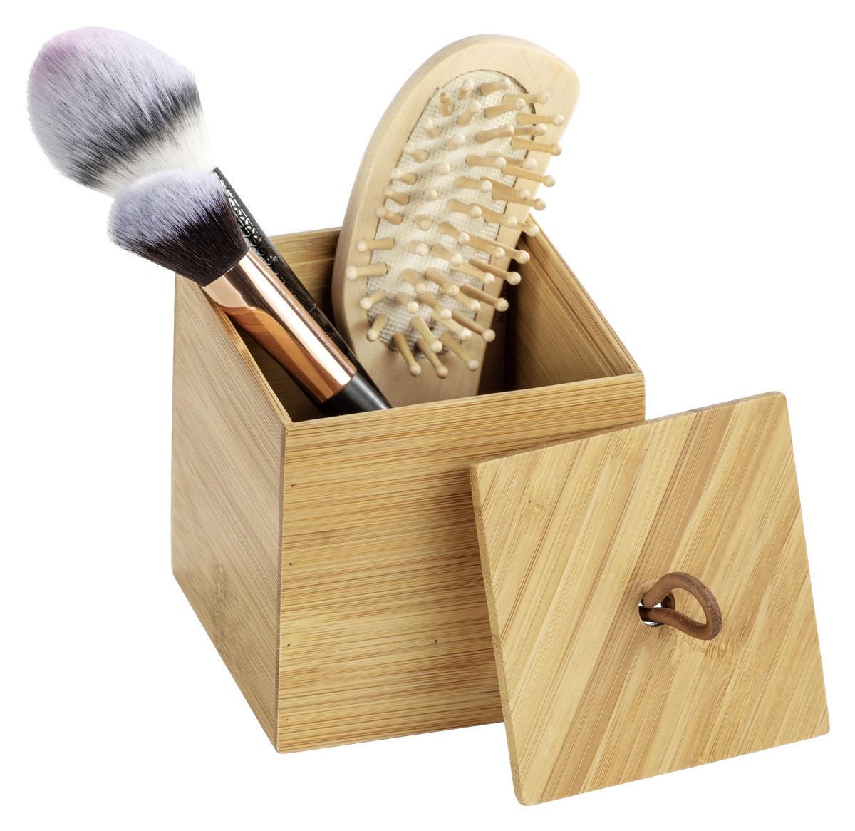 ORGANIZÉR hnědá - hnědá, Basics, dřevo (9/9/9cm)
