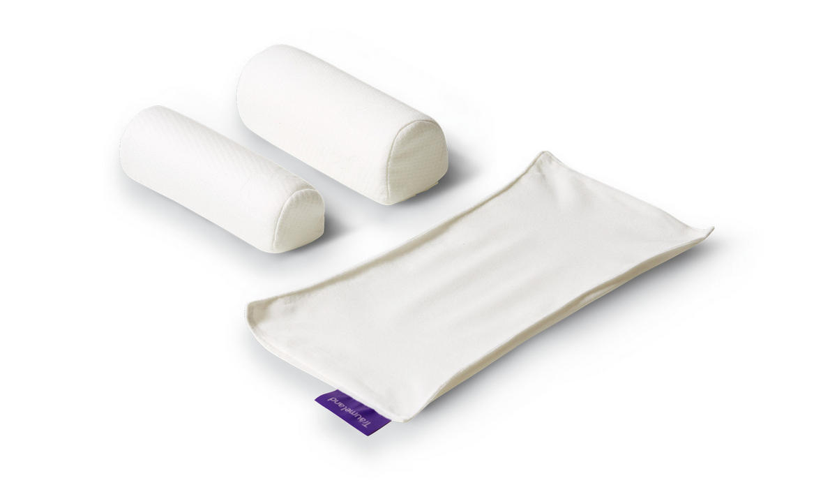 SEITENLAGERUNGSSET CARE Care   50/28 cm  - Weiß, Basics, Textil (50/28cm) - Träumeland