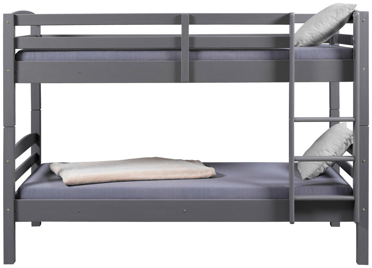 ETAGENBETT 90/200 cm Grau  - Grau, MODERN, Holz (90/200cm) - MID.YOU