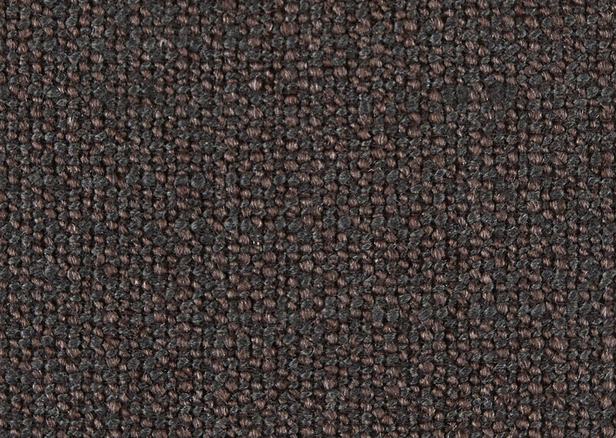 ECKSOFA in Flachgewebe Dunkelbraun  239/270 cm  - Dunkelbraun/Schwarz, Design, Textil/Metall (239/270cm) - Koinor