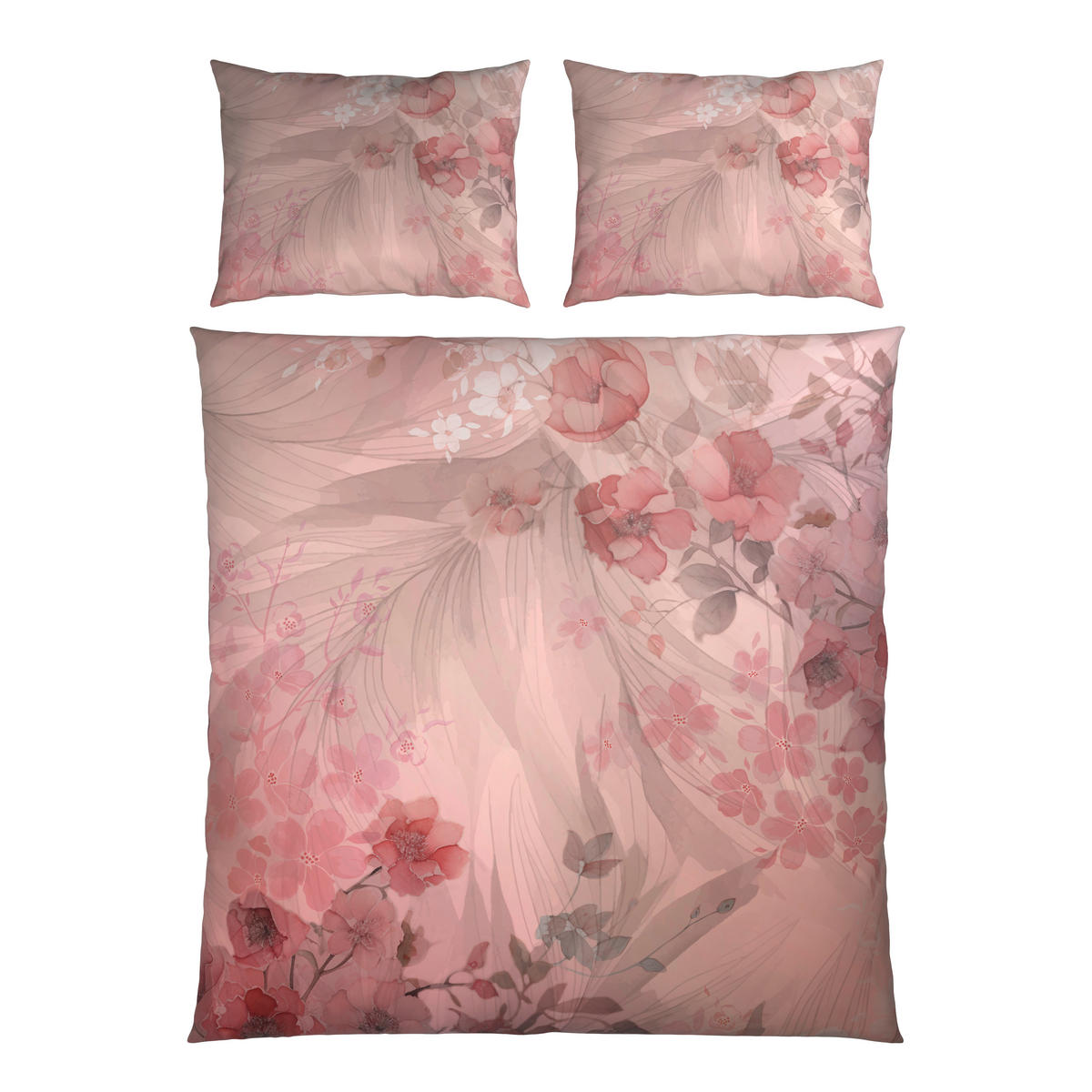 Lenjerie De Pat 220/200 cm  - roz deschis, Konventionell, textil (220/200cm) - Novel