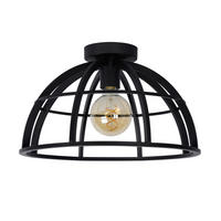 LED-DECKENLEUCHTE Dikra 40/40/24 cm   - Schwarz, KONVENTIONELL, Metall (40/40/24cm) - Lucide