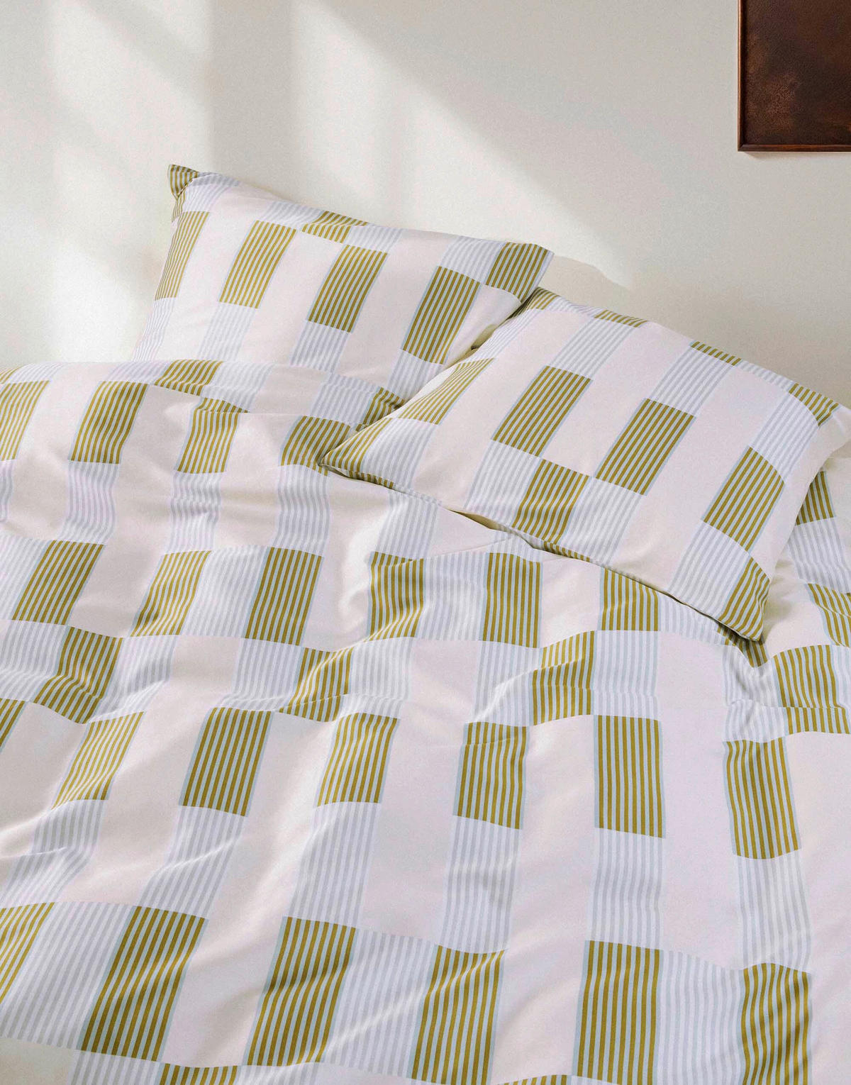 BETTWÄSCHE Sverre Satin 155/220 cm  - Grün, KONVENTIONELL, Textil (155/220cm) - Marc O'Polo