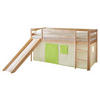 SPIELBETT Kiefer massiv 90/200 cm Grün, Kieferfarben, Beige  - Beige/Kieferfarben, Natur, Holz (90/200cm) - MID.YOU