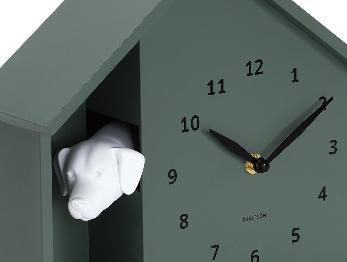 WANDUHR  Waldgrün  - Waldgrün, Basics, Kunststoff (24.9/27cm) - Karlsson
