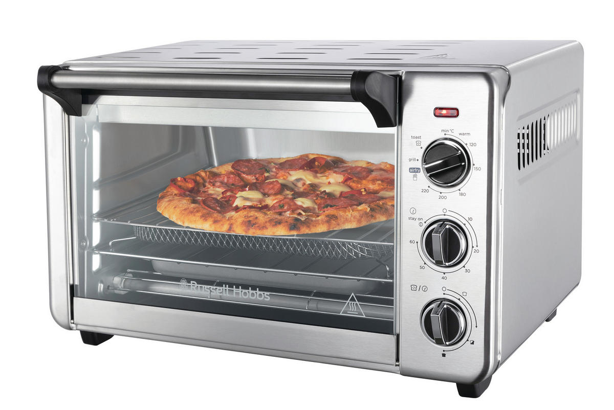 MINIBACKOFEN  - Edelstahlfarben, Basics, Metall (36,5/27,8/45,1cm) - Russel Hobbs