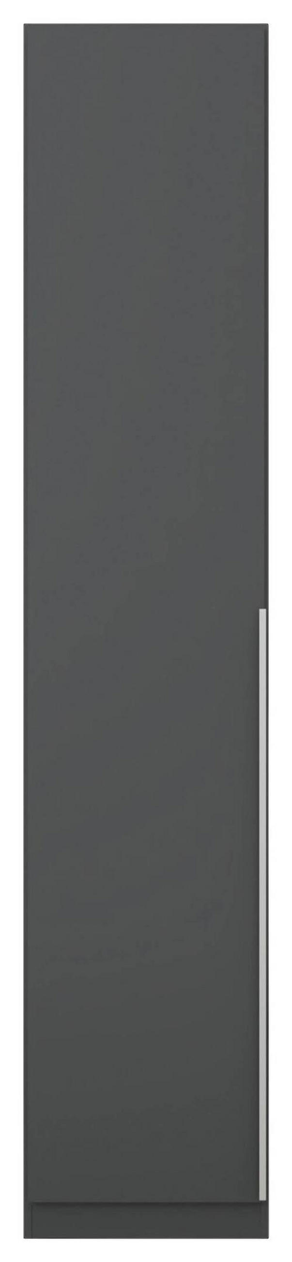 NYÍLÓAJTÓS SZEKRÉNY szürke  - alumínium színű/szürke, Modern, faalapú anyag (47/229/54cm) - Rauch Möbel