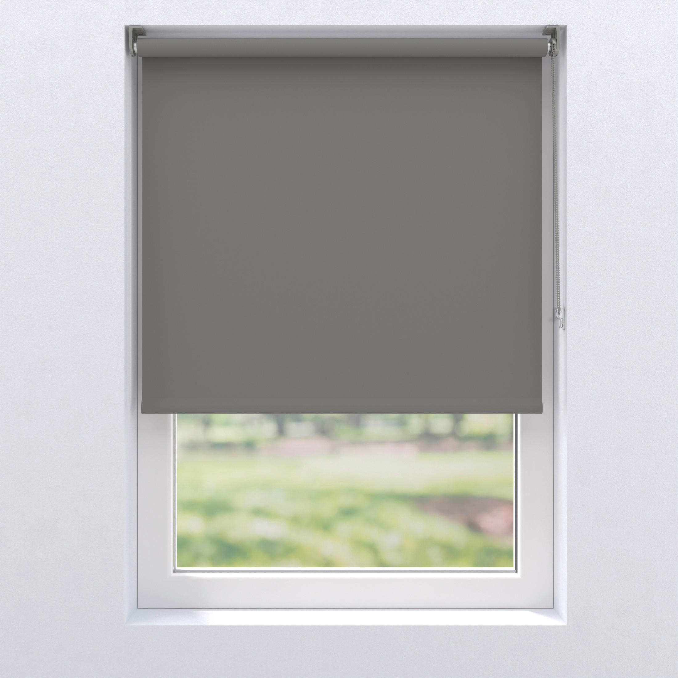 VERDUNKELUNGSROLLO  Verdunkelung  60/150 cm    - Hellgrau/Grau, Basics, Kunststoff (60/150cm)