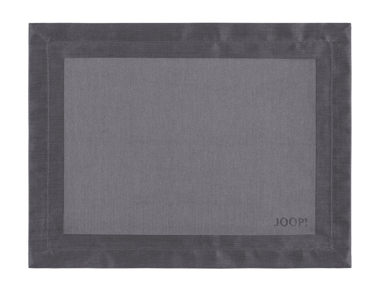 TISCHSET 2ER-SET Signature Textil Graphitfarben 36/48 cm  - Graphitfarben, Design, Textil (36/48cm) - Joop!