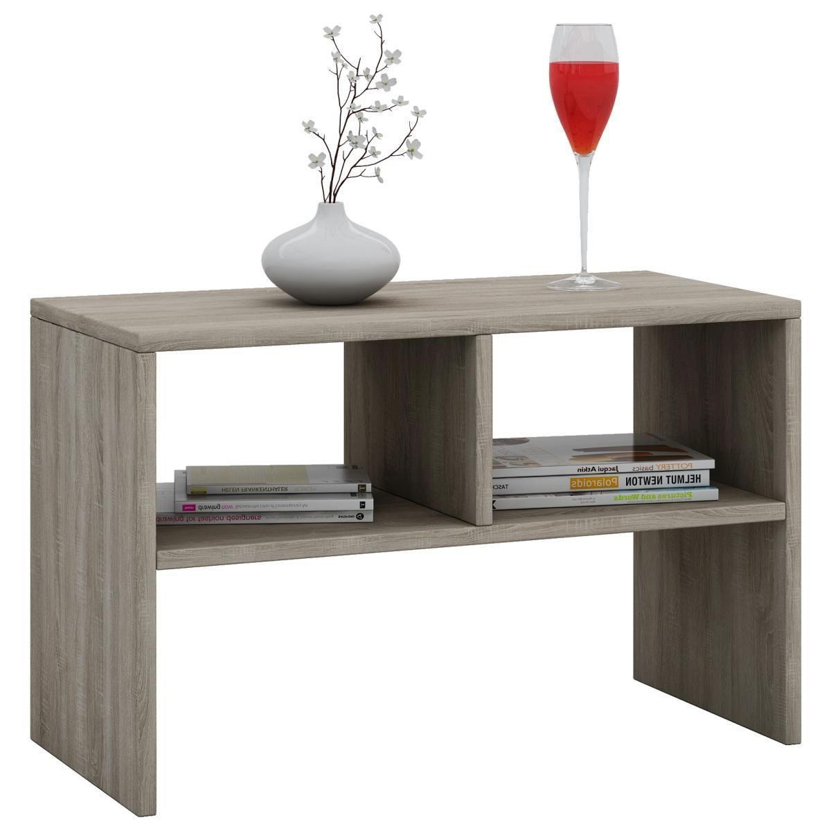 COUCHTISCH 63/30/40 cm rechteckig Eichefarben  - Eichefarben, Basics, Holzwerkstoff (63/30/40cm) - MID.YOU