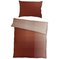 BETTWÄSCHE Makosatin 140/200 cm  - Dunkelorange, KONVENTIONELL, Textil (140/200cm) - Kaeppel