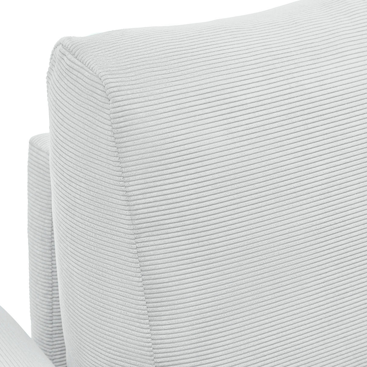 2-SITS SOFFA i textil silver  - silver/svart, Modern, trä/textil (150/85/92cm) - MID.YOU