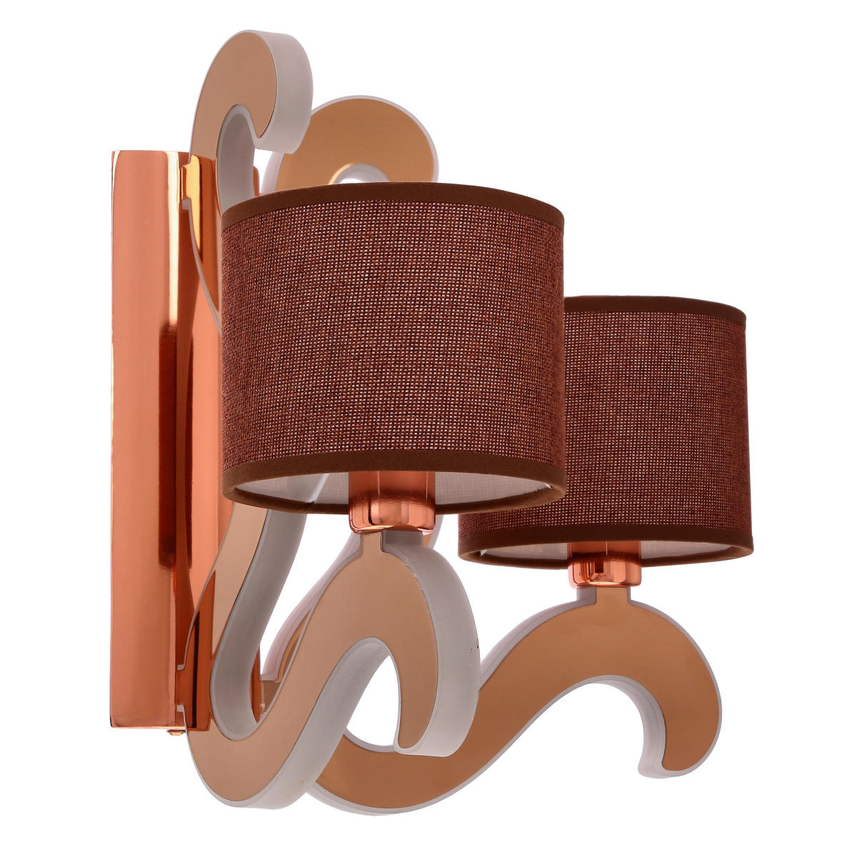 VÄGGLAMPA Ambrosia 20/35/30 cm   - svart/guldfärgad, Klassisk, metall (20/35/30cm)