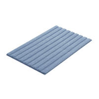 FÜRDŐSZOBASZŐNYEG  60/100 cm  kék   - kék, Basics, műanyag/textil (60/100cm) - Kleine Wolke