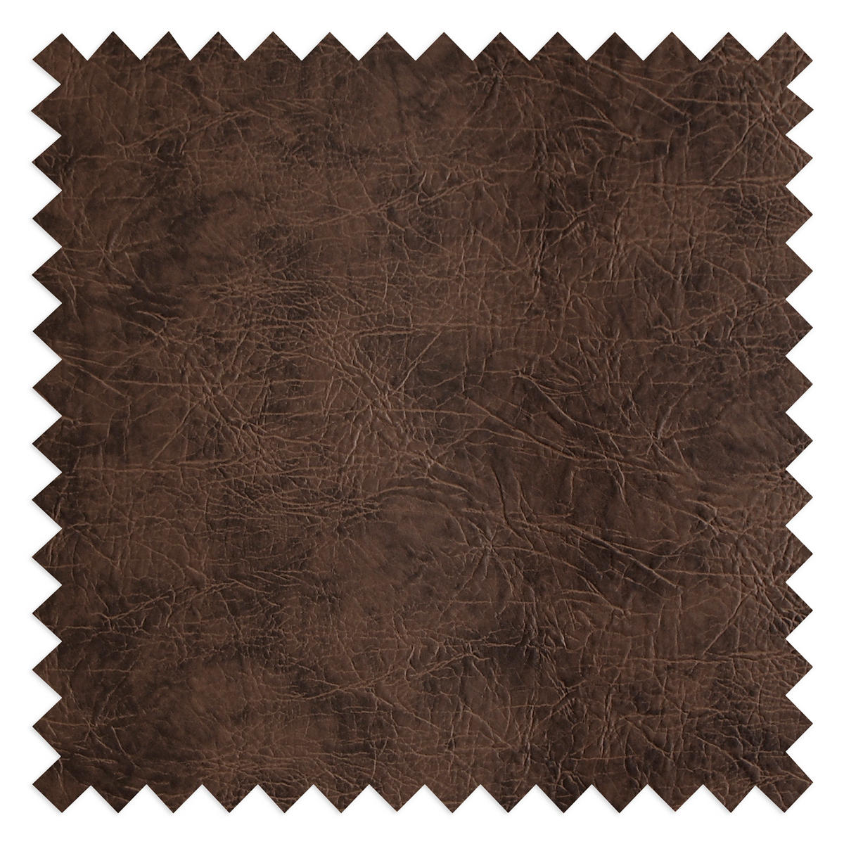 SITZGARNITUR YORK in Lederlook Dunkelbraun  - Dunkelbraun/Braun, Design, Holz/Textil (203/72/86cm) - P & B