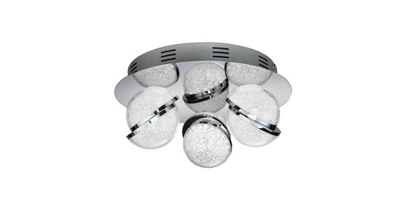 LED-DECKENLEUCHTE - Klar, KONVENTIONELL, Kunststoff/Metall (35/15cm) - Ambiente