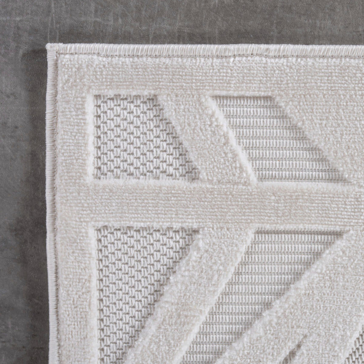 FLACHWEBETEPPICH 120/170 cm Doha Creme  - Creme, Design, Textil (120/170cm)