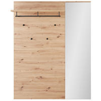 ELŐSZOBAPANEL 126/160/30 cm  - Artisan tölgy, Design, faalapú anyag/Üveg (126/160/30cm) - Voleo
