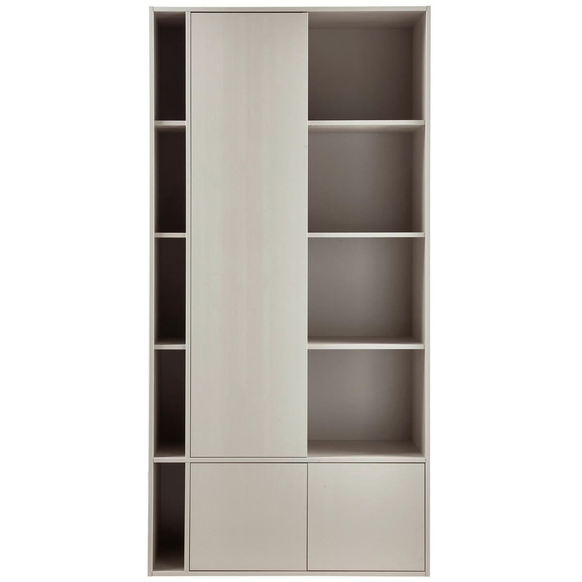 MEHRZWECKSCHRANK 108/218/44 cm  in Grau  - Grau, Design, Holz (108/218/44cm) - Livetastic