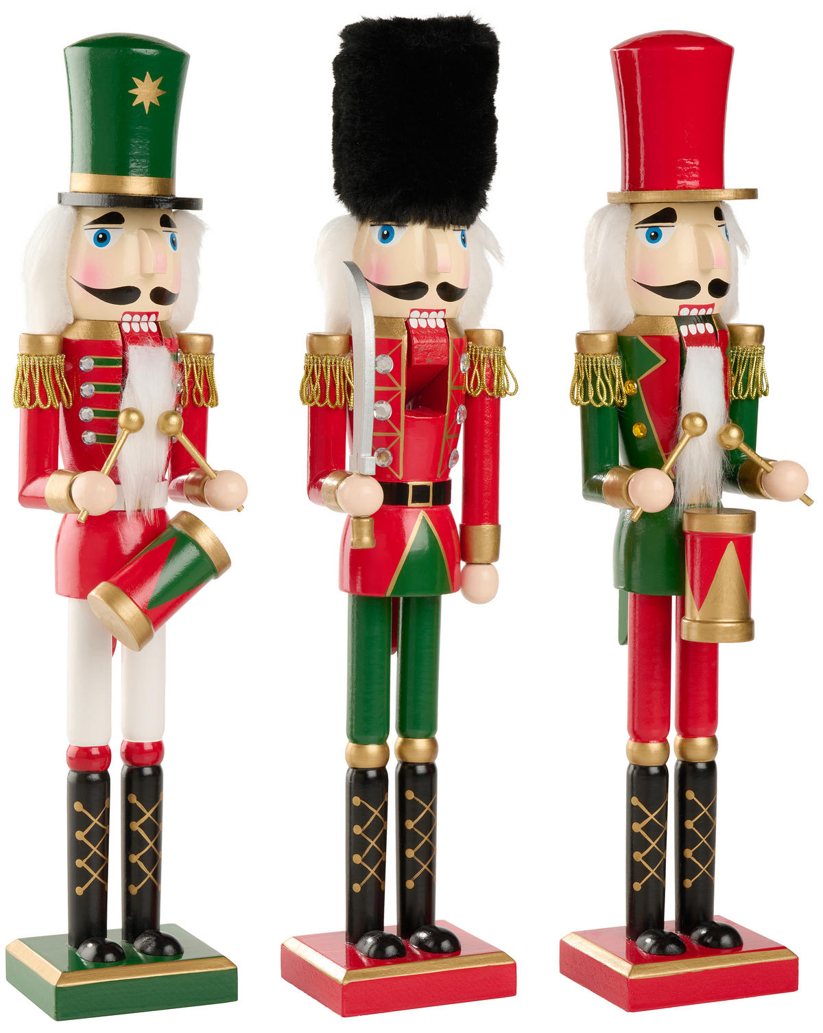 NUSSKNACKERFIGUR - Rot, LIFESTYLE, Holz (8,00/7,00/38,00cm)