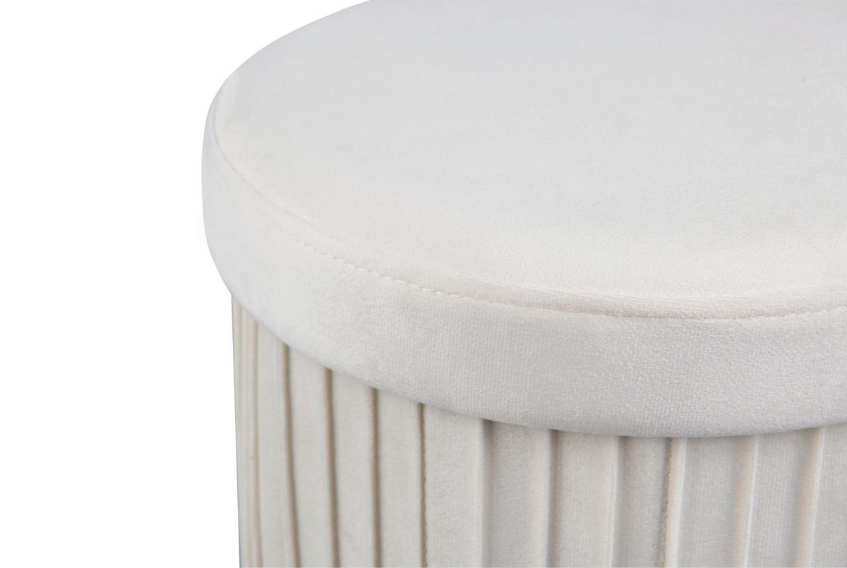 AUFBEWAHRUNGSBOX - Sandfarben, MODERN, Textil (31/37,5/31cm) - Milino
