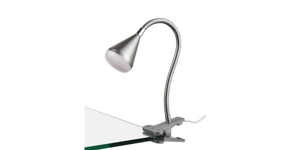 LED-KLEMMLEUCHTE   - Chromfarben, Basics, Kunststoff/Metall (42cm) - Boxxx