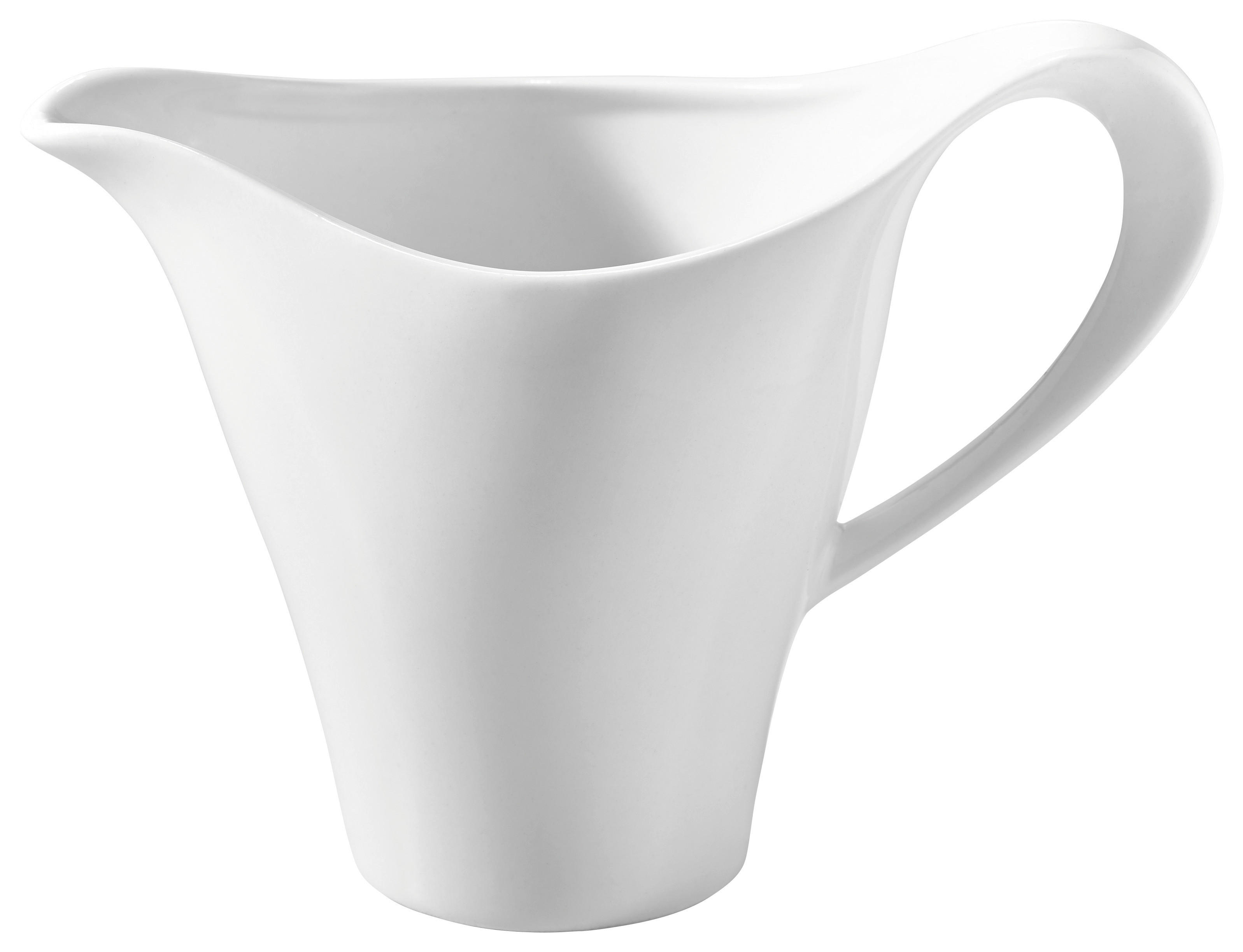 KONVIČKA NA MLÉKO, porcelán - bílá, Basics, keramika (0,28l) - Novel